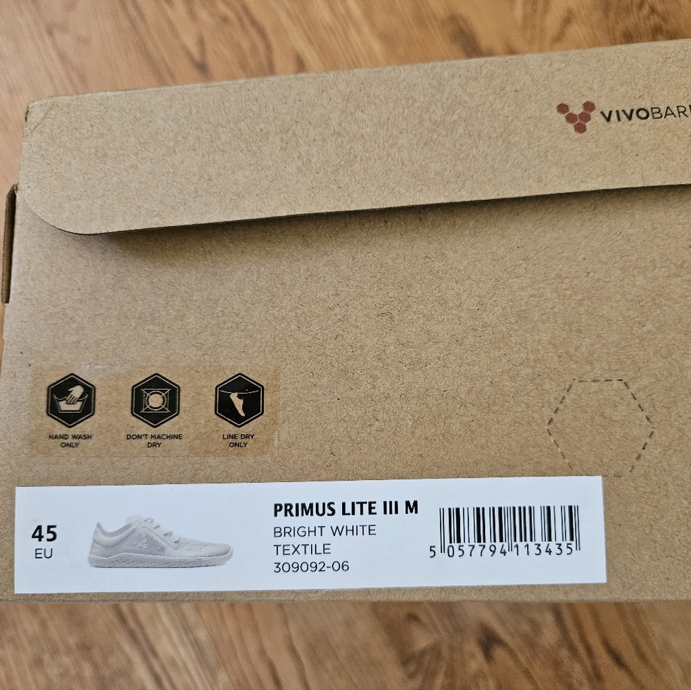 Vivobarefoot Primus Lite III Men's Size EU 45/US 12
